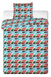 Jerry Fabrics Povlečení Disney do postýlky Cars blue kids 2013 90x130, 40x60 cm