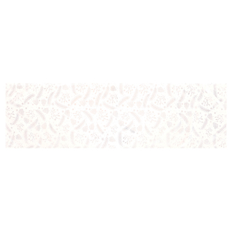 Běhoun - stříbrný vánoční vzor, 100% polyester, 40 x 150 cm.