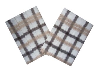 Svitap Utěrka Bambus 50x70 cm Kostka velká hnědá 3 ks