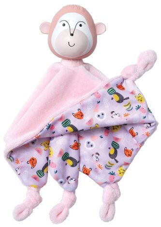 DouDou kocyk przytulanka i gryzak Małpka Momo Manhattan Toy