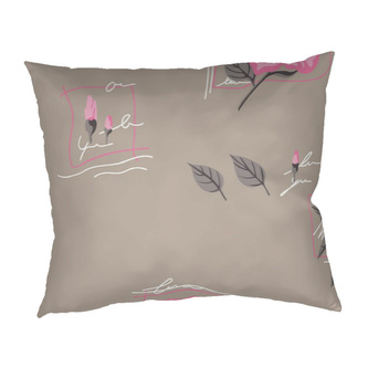 Dadka Povlak na polštář flanel Ibišek opál 50x70 cm