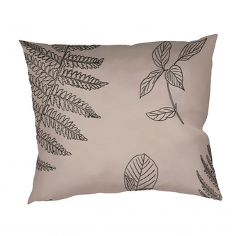 Dadka Povlak na polštář krep Kapradí šedofialové 50x70 cm