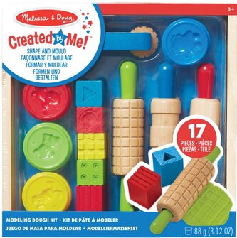 Ciastolina z wałkiem i stemplami Created by Me! Shape, Model, & Mold Melissa & Doug