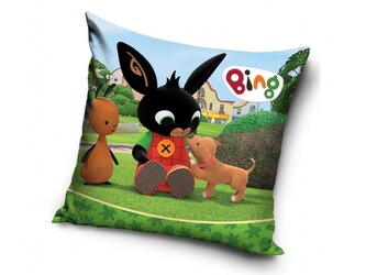 Carbotex Povlak na polštářek Zajíček Bing Psí kamarád 40x40 cm
