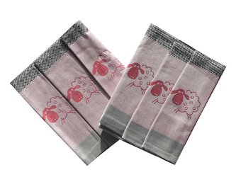 Svitap Utěrka Extra savá 50x70 cm Ovečky kostka červená 3 ks
