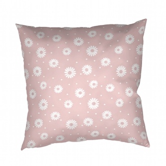 Dadka Povlak na polštář krep Anežka bílá na pudrovém 70x90 cm