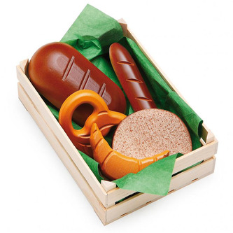 Zestaw pieczywa w skrzyneczce Erzi