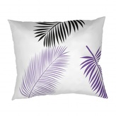 Dadka Povlak na polštář bavlna Peříčka fialová 40x50 cm