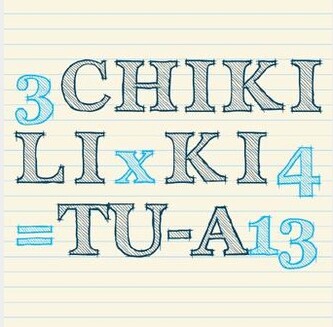 CHIKI LIKI TU-A - 3 x 4 = 13 CHIKI LIKI TU-A - 3 x 4 = 13