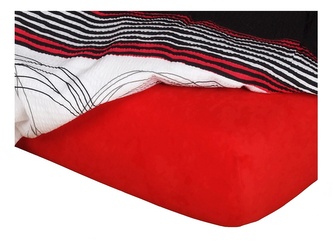 Dadka Jersey prostěradlo červená 140x200x20 cm
