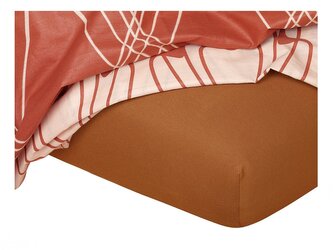 Dadka Jersey prostěradlo nugát 160x200x20 cm