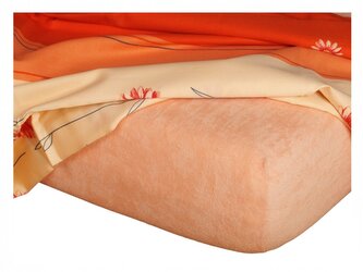 Dadka Froté prostěradlo meruňka 180x200x20 cm