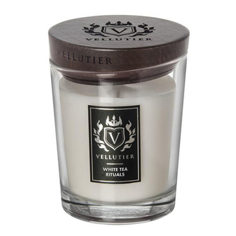 Vellutier Medium Candle - White Tea Rituals, Medium Candle | White | Floral | White Tea Rituals