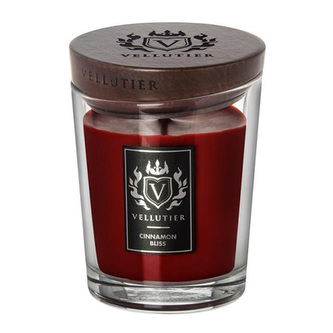 Vellutier Medium Candle - Cinnamon Bliss, Medium Candle | Red | Edible;Spicy | Cinnamon Bliss