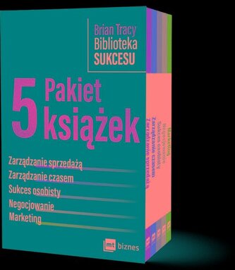 Pakiet Brian Tracy Biblioteka Sukcesu. Zarządzanie sprzedażą / Zarządzanie czasem / Sukces osobisty /  Negocjowanie / Market
