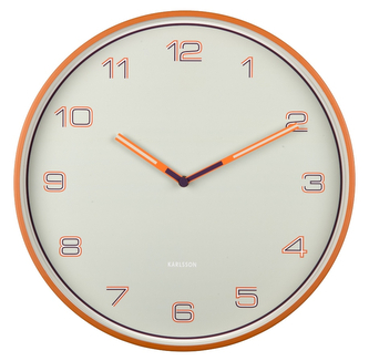 Designové nástěnné hodiny 6013OR Karlsson 40cm