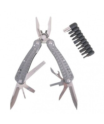 Ganzo Multi Tool G105 multifunkčný nástroj - kliešte, chrómový povrch, 22 funkcií