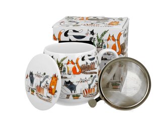 Hrnek na bylinky LÍNÉ KOČKY 400 ml