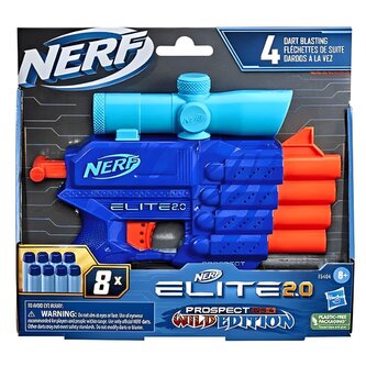 NERF Elite 2.0 Prospect QS-4 Wild Edition Blaster