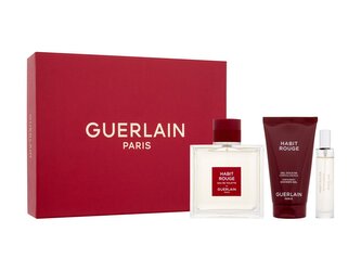 Guerlain Habit Rouge toaletní voda 100 ml + toaletní voda 10 ml + sprchový gel 75 ml