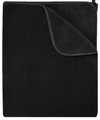 Mikrovláknový rychlesnoucí ručník DARIA černá 50x100 cm Mybesthome