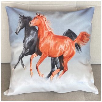 Dekorační polštář s motivem KONĚ II. 40x40 cm Mybesthome