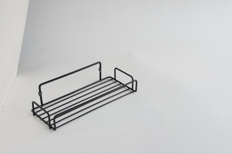 Polička SOCRATES koupel. obdelník černá