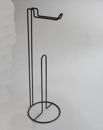 Držák+zásobník toal. papíru černý