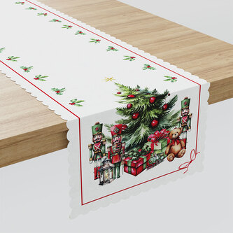 Vánoční ubrus - běhoun na stůl PREZENT 38x180 cm Mybesthome