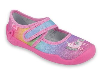 123Y048 - dívčí přezůvky Befado SZ duhové 123Y048_33