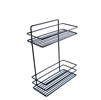 Polička THOMAS koupel. dvě patra černá