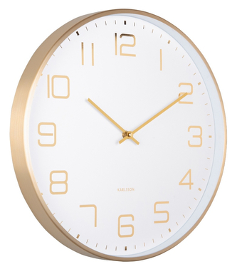 Designové nástěnné hodiny 5973WH Karlsson 40cm