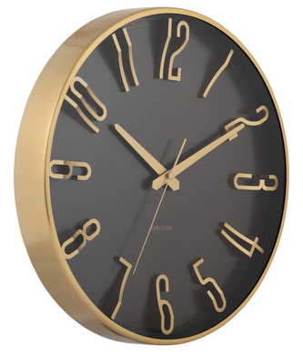 Designové nástěnné hodiny 6016BK Karlsson 35cm