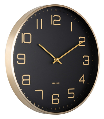 Designové nástěnné hodiny 5973BK Karlsson 40cm