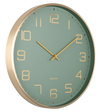 Designové nástěnné hodiny 5973GR Karlsson 40cm