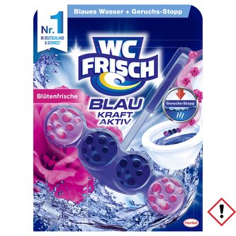 WC Frisch aktivní kuličky do toaletní mísy Aktiv Blütenfrische Blau 50g WC Frisch aktivní kuličky do toaletní mísy Aktiv Blütenfrische Blau 50g