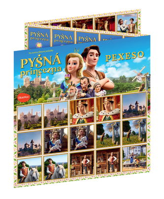 Pyšná princezna - Pexeso na motivy filmové pohádky Pyšná princezna - Pexeso na motivy filmové pohádky