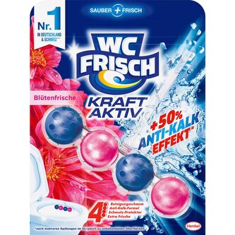 WC Frisch kuličky do toaletní mísy Kraft Aktiv Blütenfrische 50g WC Frisch kuličky do toaletní mísy Kraft Aktiv Blütenfrische 50g