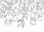 Diamentowe konfetti bezbarwny 20mm 10szt