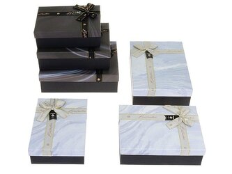 Zestaw 3 pudełek ozdobnych