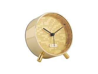 Designový budík 6004GD Karlsson 11cm