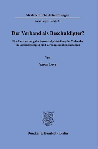 Der Verband als Beschuldigter?