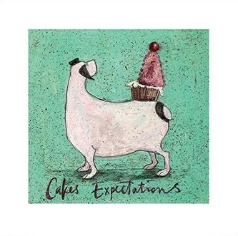 Umělecký tisk Sam Toft - Cakes, 40 × 40 cm