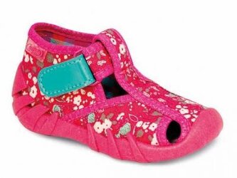 190P039 25 - dívčí suchý zip s otv., růžové S 190P039_25