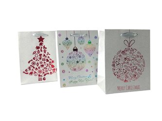 Torebka świąteczna pionowa mała mix