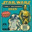 Oficiální nástěnný plánovací kalendář 2025 Star Wars|Hvězdné války se samolepkami (SQ 30,5 x 30,5|61 cm)