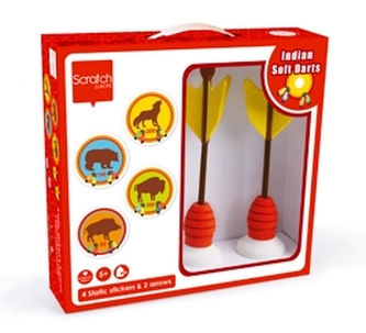 Dětské šipky se samolepkami Indiáni, Scratch