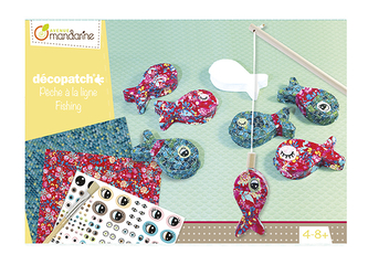 Dětské tvoření Decoupage Rybičky, Avenue Mandarine