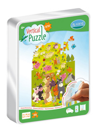 Vertikální okenní puzzle, 24 dílků, Zpívání na dvorku Vertikální okenní puzzle, 24 dílků, Zpívání na dvorku