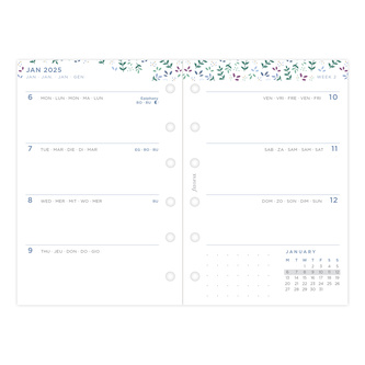 Filofax, Diářový set Garden 2025, Kapesní